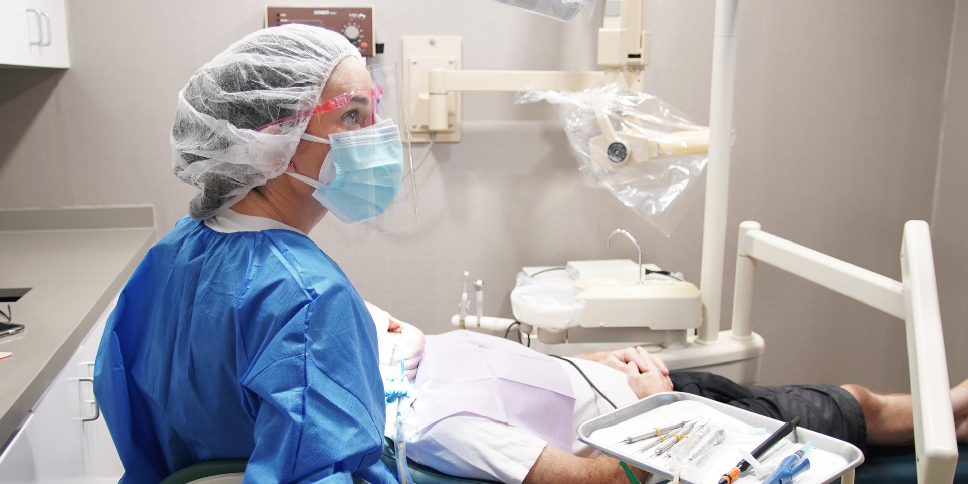 Dr. Alarcon with Patient