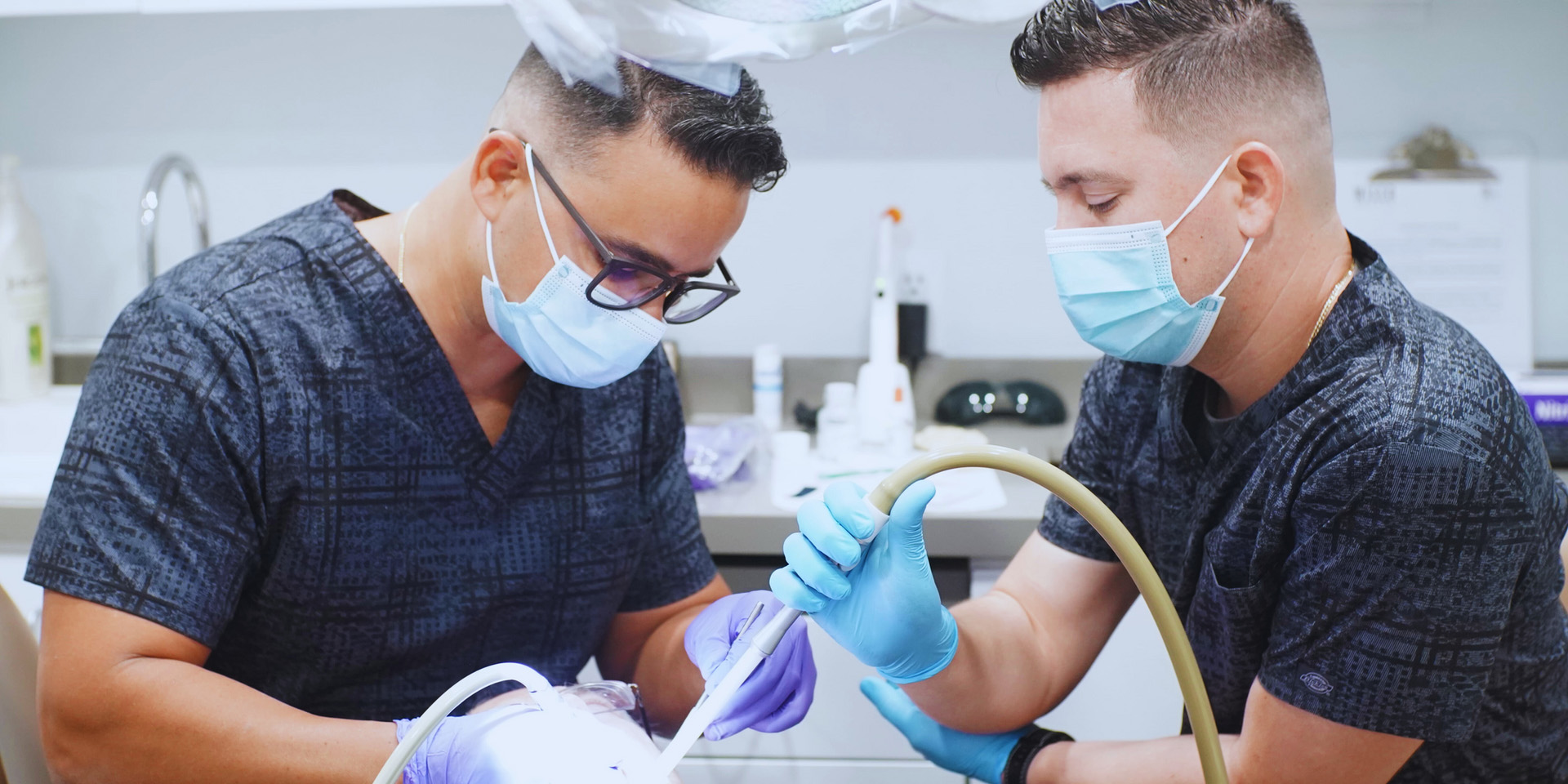 Dr. Alarcon with Patient